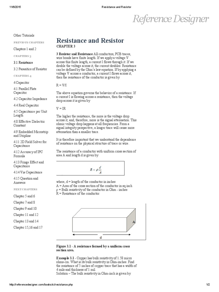 Understanding Resistance Ohm's Law, Factors That Impact Resistance, and Examples of Resistance