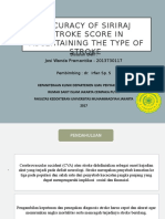 AKURASI SIRIRAJ STROKE SCORE