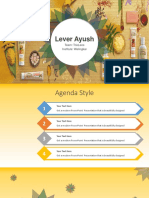 Abstract Leaves PowerPoint Template