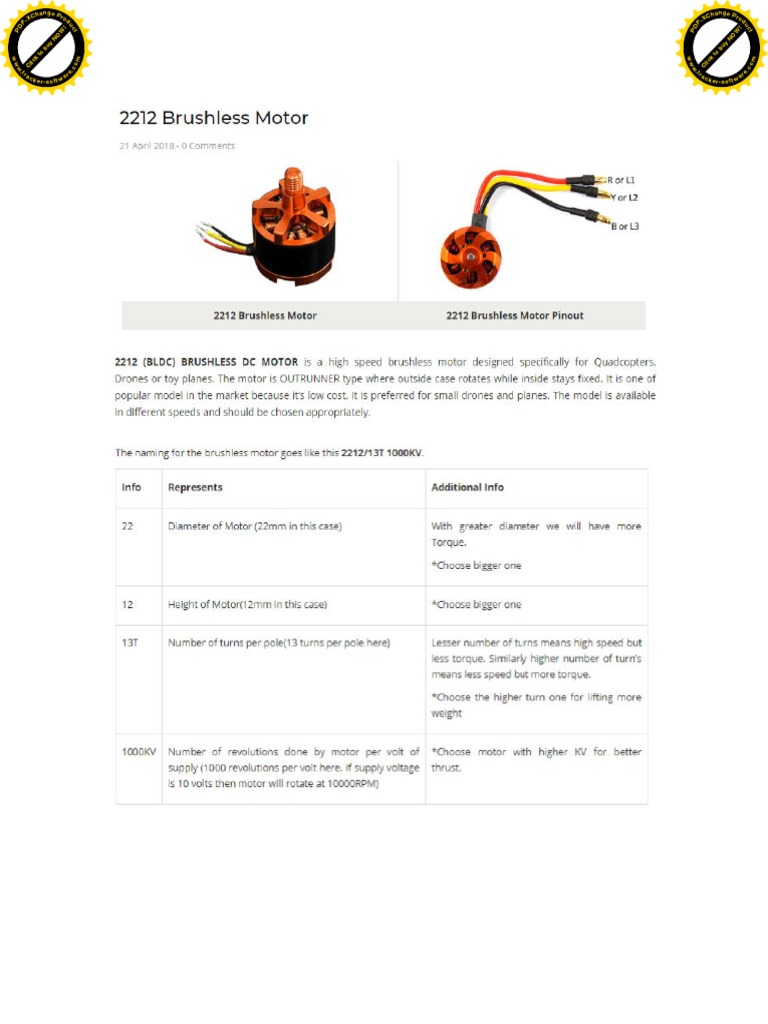 A2212 Motor Datasheet Pdf Download Podcast