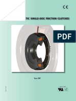 Electromagnetic Single-Disc Friction Clutches (Type Ebf)