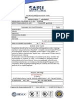 Security Guard Evaluation Form: Agacer Reynaldo