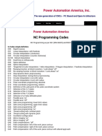 NC Programming Codes: Power Automation America, Inc