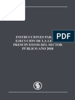 Instrucciones - Presupuesto 2018 PDF