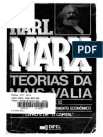 Marx - Teorias Da Mais-Valia - Vol. III PDF