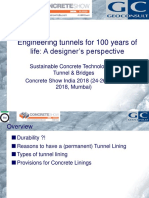 Engineering Tunnels for 100 Years with Sustainable Concrete