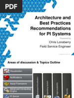 Architecture and Best Practices Recommendations: For PI Systems