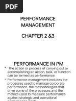 Performance Management Chapter 2 &3