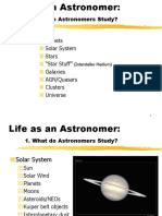 Life As An Astronomer