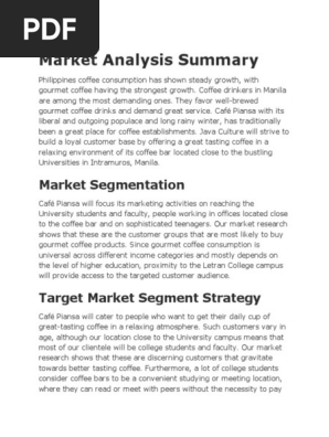 Market Analysis
