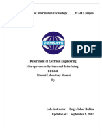 Microprocessor Lab Manual for EEE342