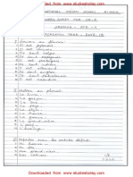 CBSE Class 5 French Worksheet PDF