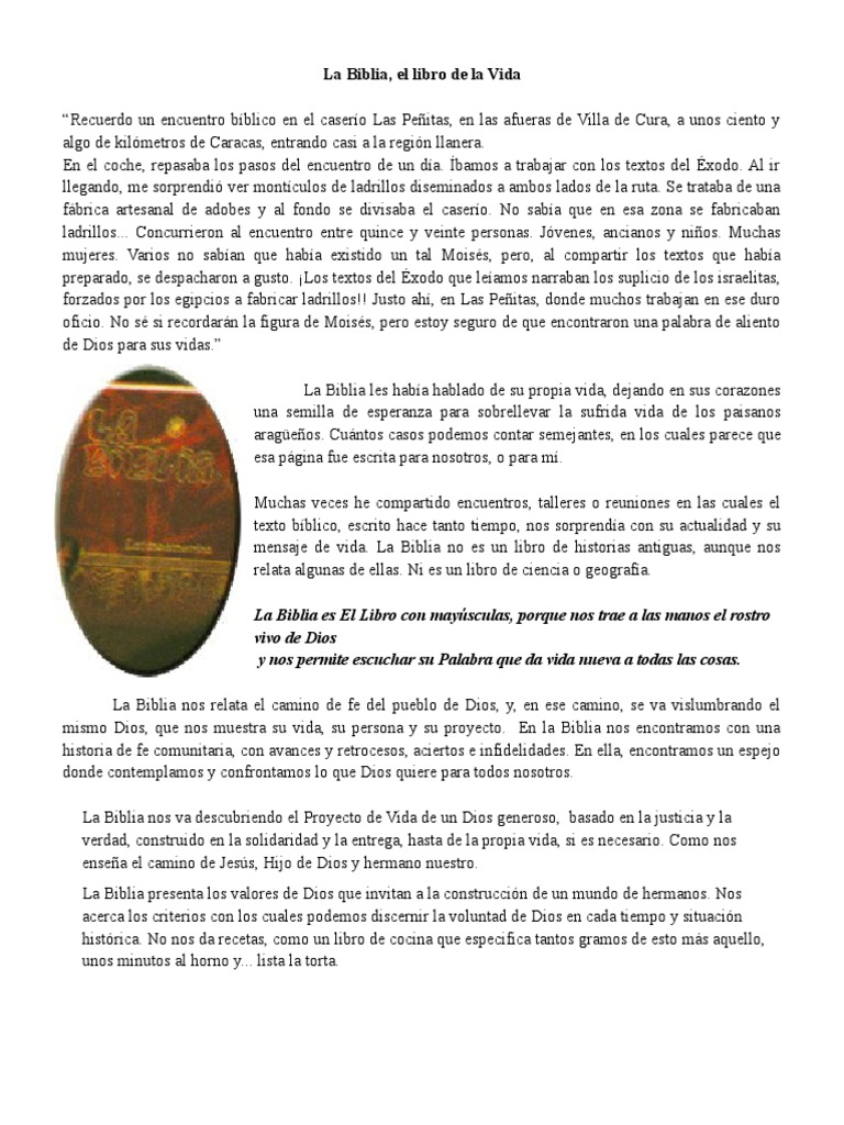 El Libro de la Vida en la Biblia | PDF | Biblia | Viejo Testamento