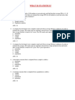 Managerial Statistics International What Is Statistics