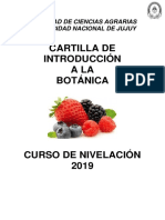 Cartilla de Introduccion A La Botánica 2019