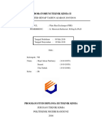 Laporan Plate Heat Exchanger PHE