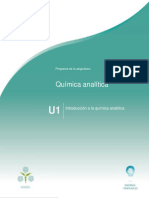 Química analítica programa asignatura energías renovables