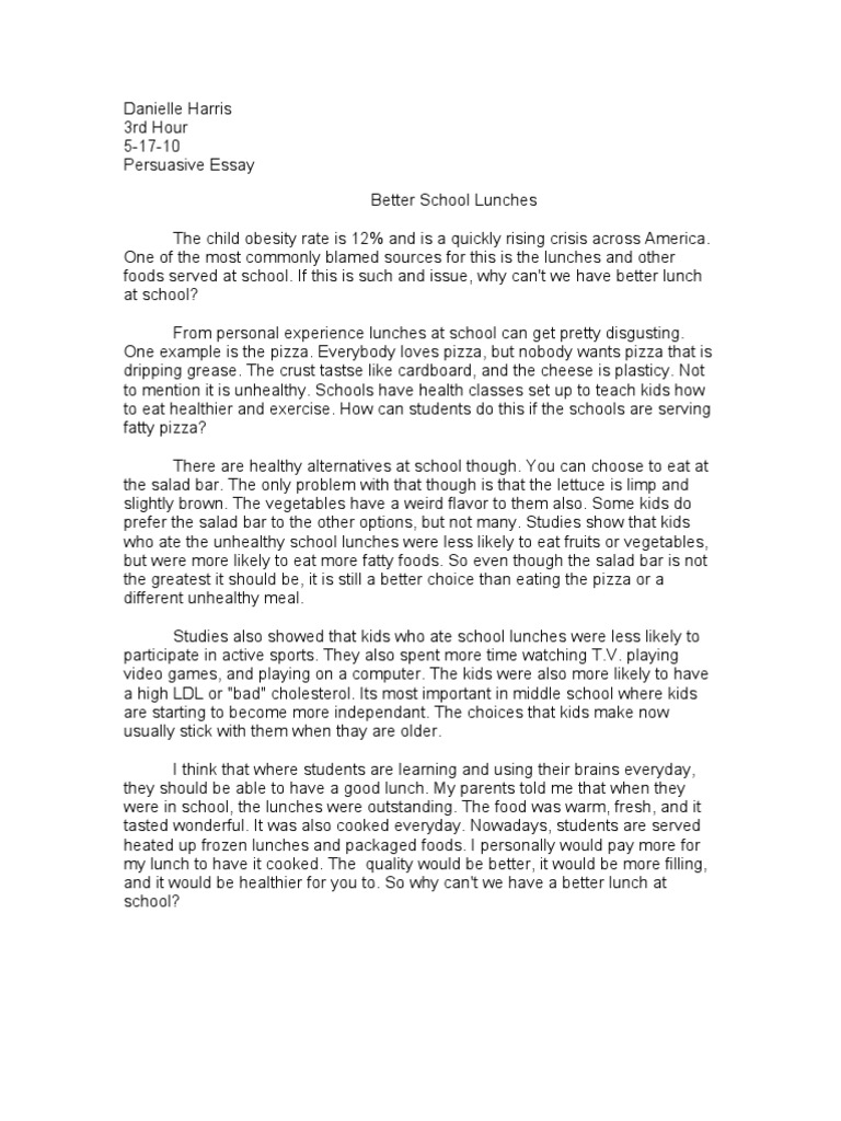 Rubrics for scoring essays