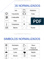 Material Simbolos Normalizados Combinacion Practica Temperatura Aceite Presion Refrigerante Motor Filtro Transmision PDF