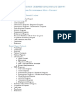 15se203 - Object Oriented Analysis and Design: F D M - P