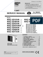 Service Manual MXZ-2D33VA MXZ-2D40VA MXZ-2D53VA MXZ-2D53VAH MXZ-3D54VA MXZ-3D68VA MXZ-4D72VA MXZ-4D83VA MXZ-5D102VA