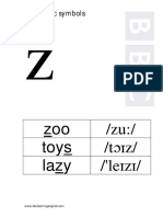 Zoo /zu:/ Toys /toiz/ Lazy /'leizi/: Phonemic Symbols