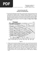 Lista de Exercícios III Sistema de Bombeamento