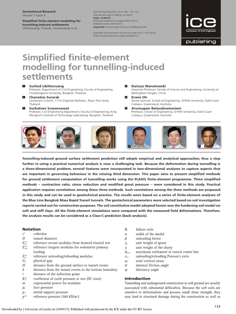GR 14 PDF | PDF | Geotechnical Engineering | Finite Element Method