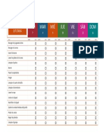 Lista de Tareas Semanales