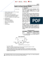 LM2991 Negative Low-Dropout Adjustable Regulator: 1 Features 3 Description