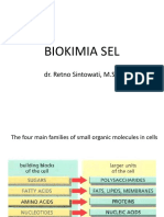 Biokimia Sel: Dr. Retno Sintowati, M.SC