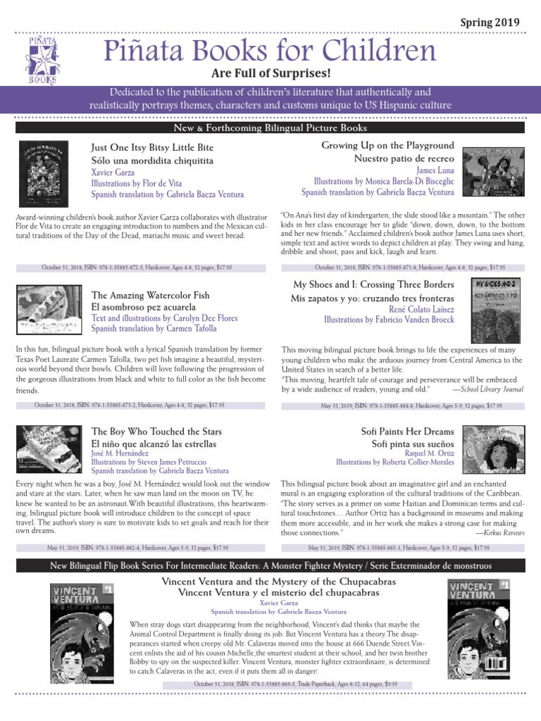 Piñata Books For Children Brochure 2019 | PDF | Books