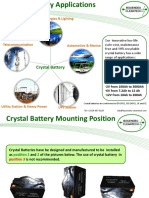 Crystal Battery Applications for Renewable Energies & Lighting, Telecoms, Automotive & Marine