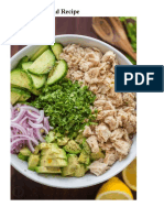 Avocado Tuna Salad Recipe