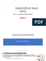 SESION 5 - LENGUAJE DE BAJO NIVEL - SISTEMAS NUMERICOS 1.pdf