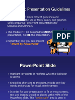 Powerpoint Guidelines