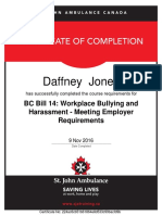 Cert-Bcbill14 Workplacebullyingandharassment-Meetingemployerrequirements