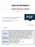 IS - I Tema 7 - Analisis Orientado A Objetos PDF