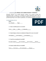 Encuestas para Alumnos y Docentes de La Unidad Educativa Lodana