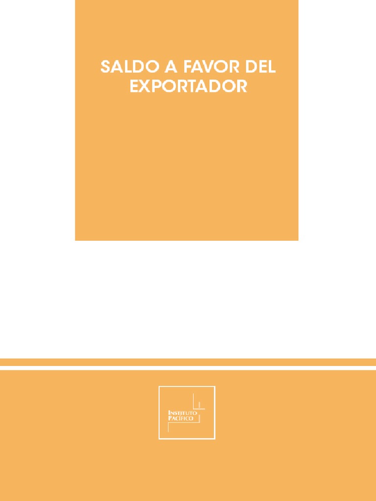 2017 Trib 24 Saldo Favor Exportador | PDF | Impuesto sobre la renta ...
