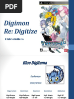 Digimon Re: Digitize: Digievolutions