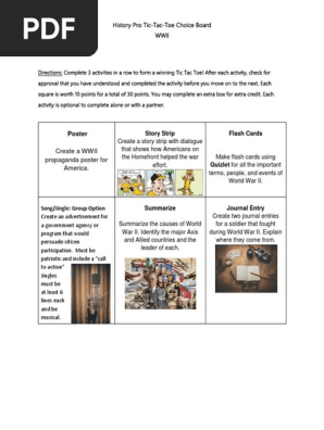 choice board
