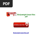 Bodyweight Beast Files PDF