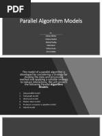 Parallel Algorithm Models