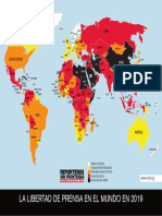 Clasificación Mundial de la Libertad de Prensa 2019