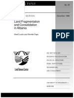 Land Fragmentation and Consolidation in Albania