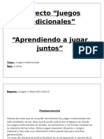 ProyectoJUEGO TRADICIONAL