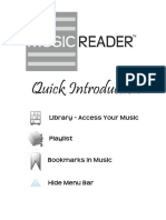 Manual Music Reader