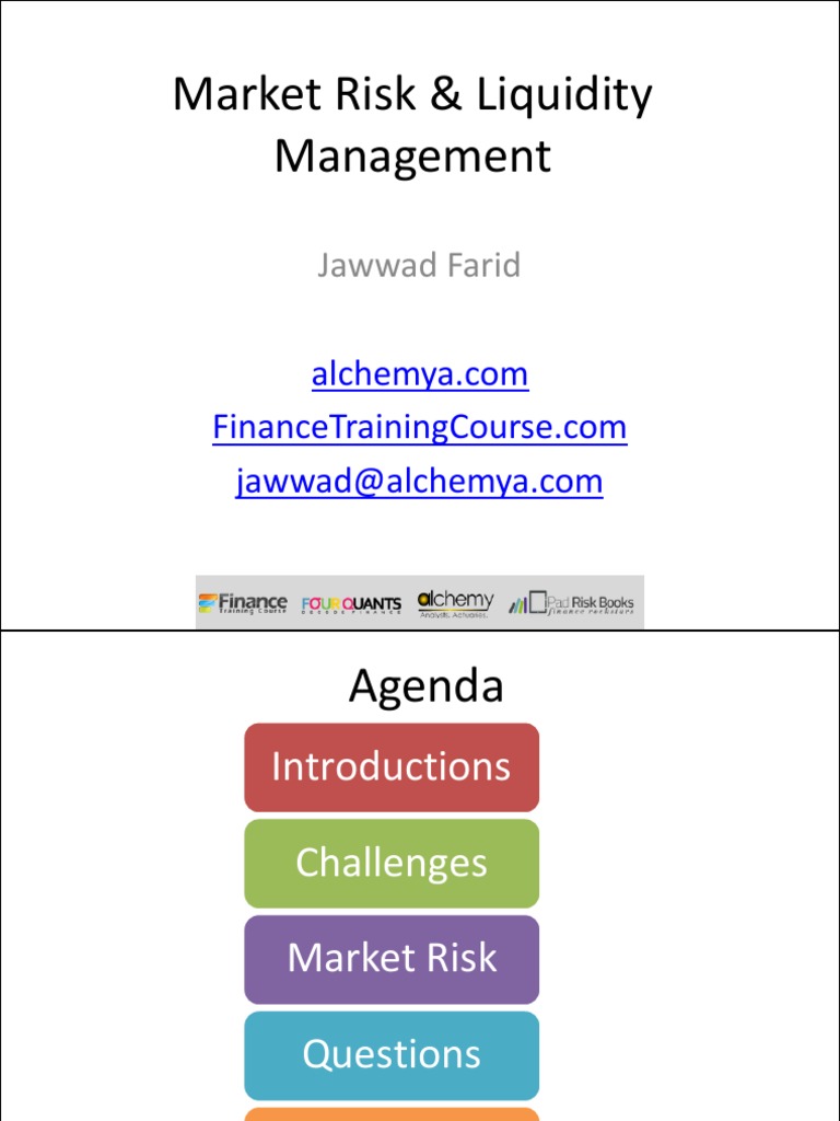 Liquidity Risk in Oil Markets Management | PDF | Swap (Finance ...