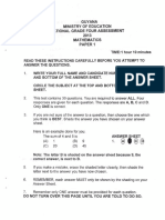 National Grade 4 Assessment - 2013 - Mathematics P1 PDF